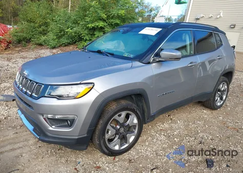 2019 Jeep Compass Limited 4X4 из США, поврежденный, VIN 3C4NJDCB1KT666085